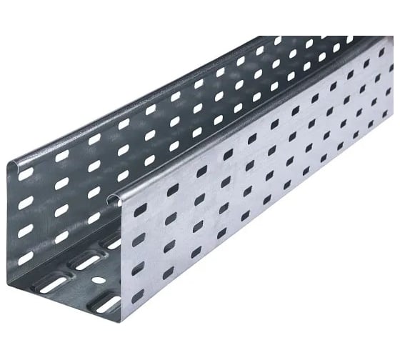Кабельный перфорированный лоток OBO Bettermann LKS 110 FS RU, 110x100x3000 мм, 0,7 мм (аналог 100x100) 6835705 1