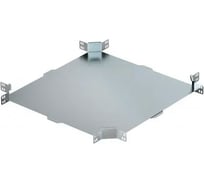 Х-образная секция OBO Bettermann RK 640 FS RU, для листовых лотков LKS, h=60 мм, B=400 мм, сталь, конвейерный цинк 6043660