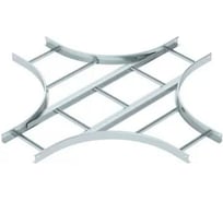 Х-образная секция OBO Bettermann LK 630 R5 FT, для лестничных лотков, R=500 мм, h=60 мм, B=300 мм, сталь, горячий цинк 6214452