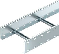 Лестничный кабельный лоток OBO Bettermann LG 114 VS 3 FS, 110х400х3000 мм, S=1,5 мм, складной, сталь, конвейерный цинк 6216410