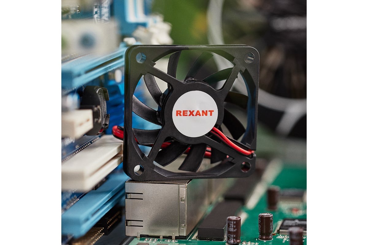 Осевой вентилятор для охлаждения REXANT RX 60х60х10 мм 12 В 72-5060 ...