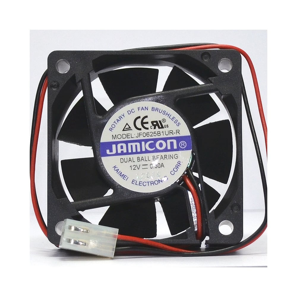 Вентилятор Jamicon JF0625B1UR 60х60х25 12В с разъемом 2 конт.MOLEX 5239 ...