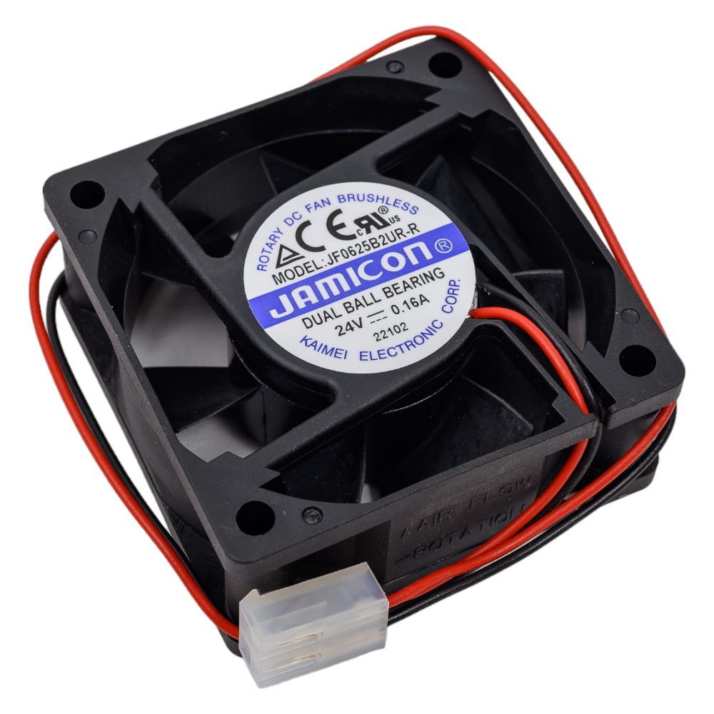 Вентилятор Jamicon JF0625B2UR 60х60х25 24В с разъемом 2 конт.MOLEX 5239 ...
