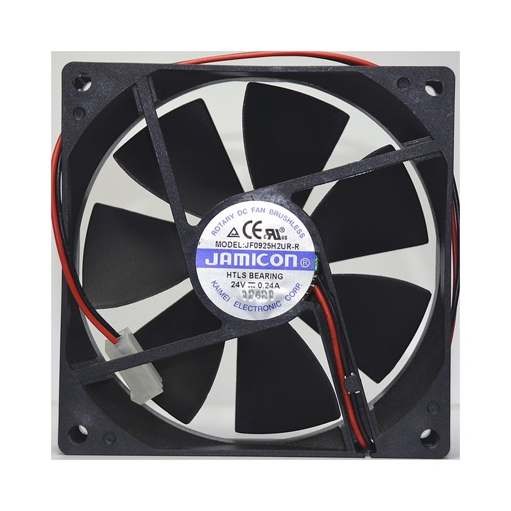 Вентилятор JAMICON JF0925H2UR 92х92х25 24В с разъемом 2 конт.MOLEX 5239 ...