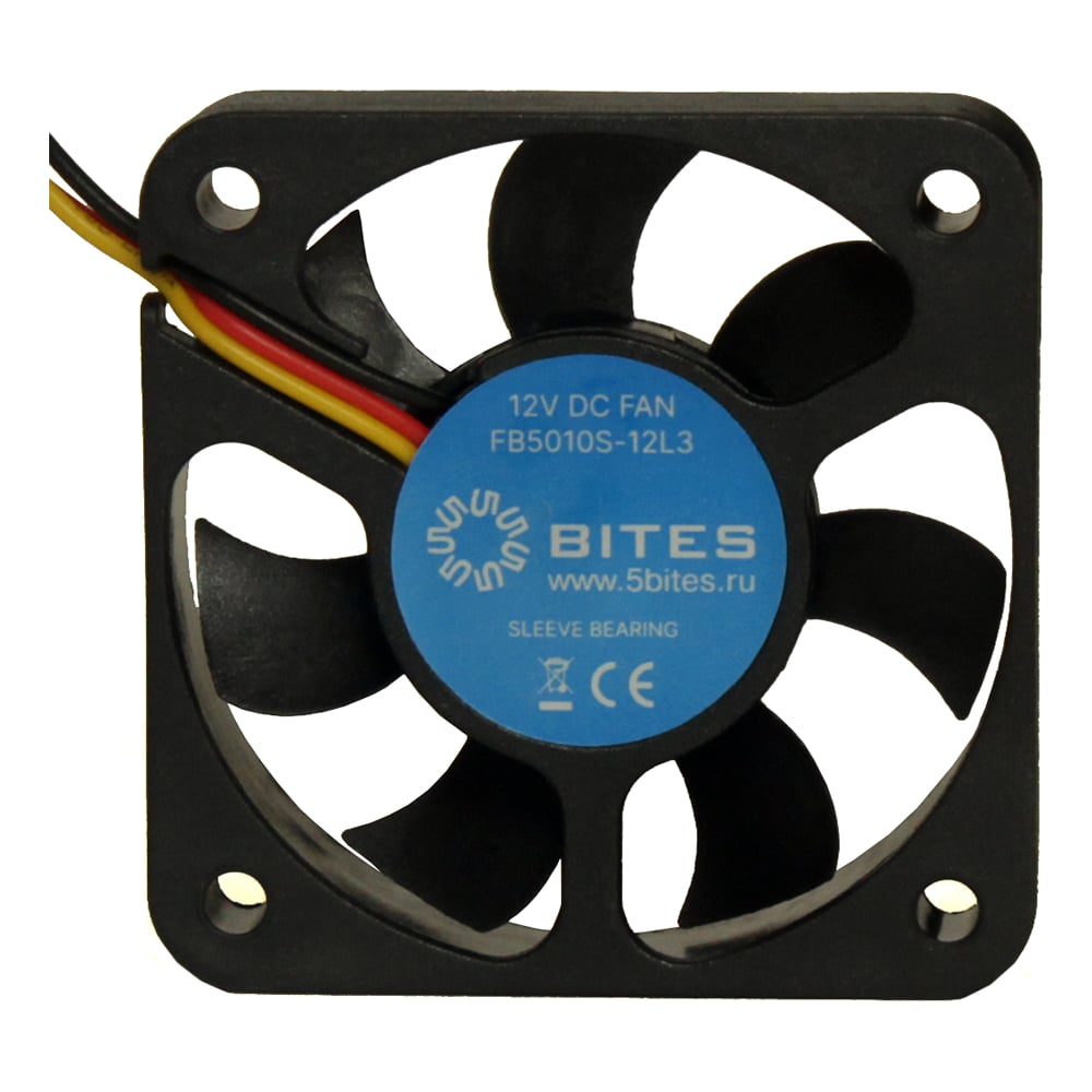Вентилятор 5bites 50x50x10мм, подшипник скольжения, 4200rpm, 24 дБ ...