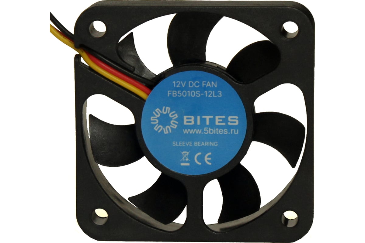 Вентилятор 5bites 50x50x10мм, подшипник скольжения, 4200rpm, 24 дБ ...