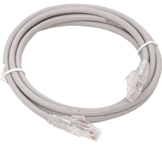 Неэкранированный патч-корд EKF teracom pro cat.5e utp оболочка lszh серый (1,0м) TRP-5EUTP-LSH-1M-GY 1