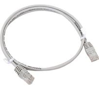 Неэкранированный патч-корд EKF teracom cat.5e (1гбит/с) utp оболочка pvc серый (1м) TRC-5EUTP-PVC-1M-GY