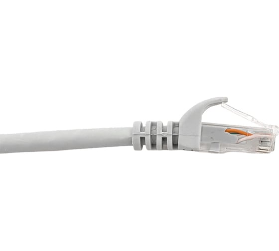Неэкранированный патч-корд EKF teracom cat.5e (1гбит/с) utp оболочка pvc серый (3м) TRC-5EUTP-PVC-3M-GY