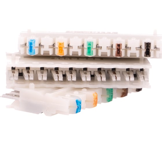 Коннектор 110 типа NIKOMAX 5 пар, белый, 100шт NMC-CC110UD5-100