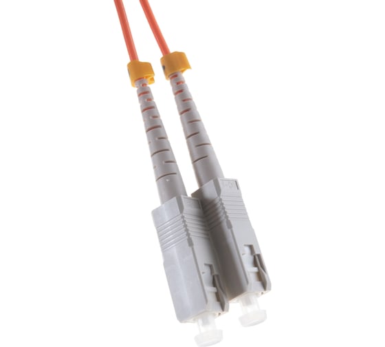 Переходной волоконно-оптический шнур NIKOMAX оранжевый, 5м NMF-PC2M2C2-SCU-LCU-005