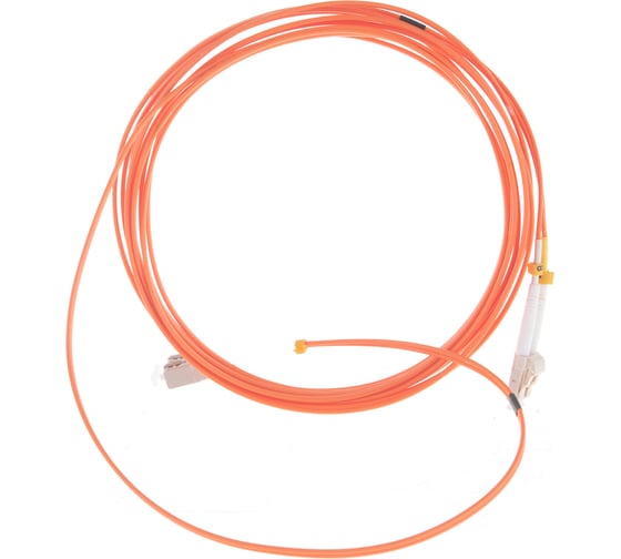 Переходной волоконно-оптический шнур NIKOMAX оранжевый, 5м NMF-PC2M2C2-SCU-LCU-005
