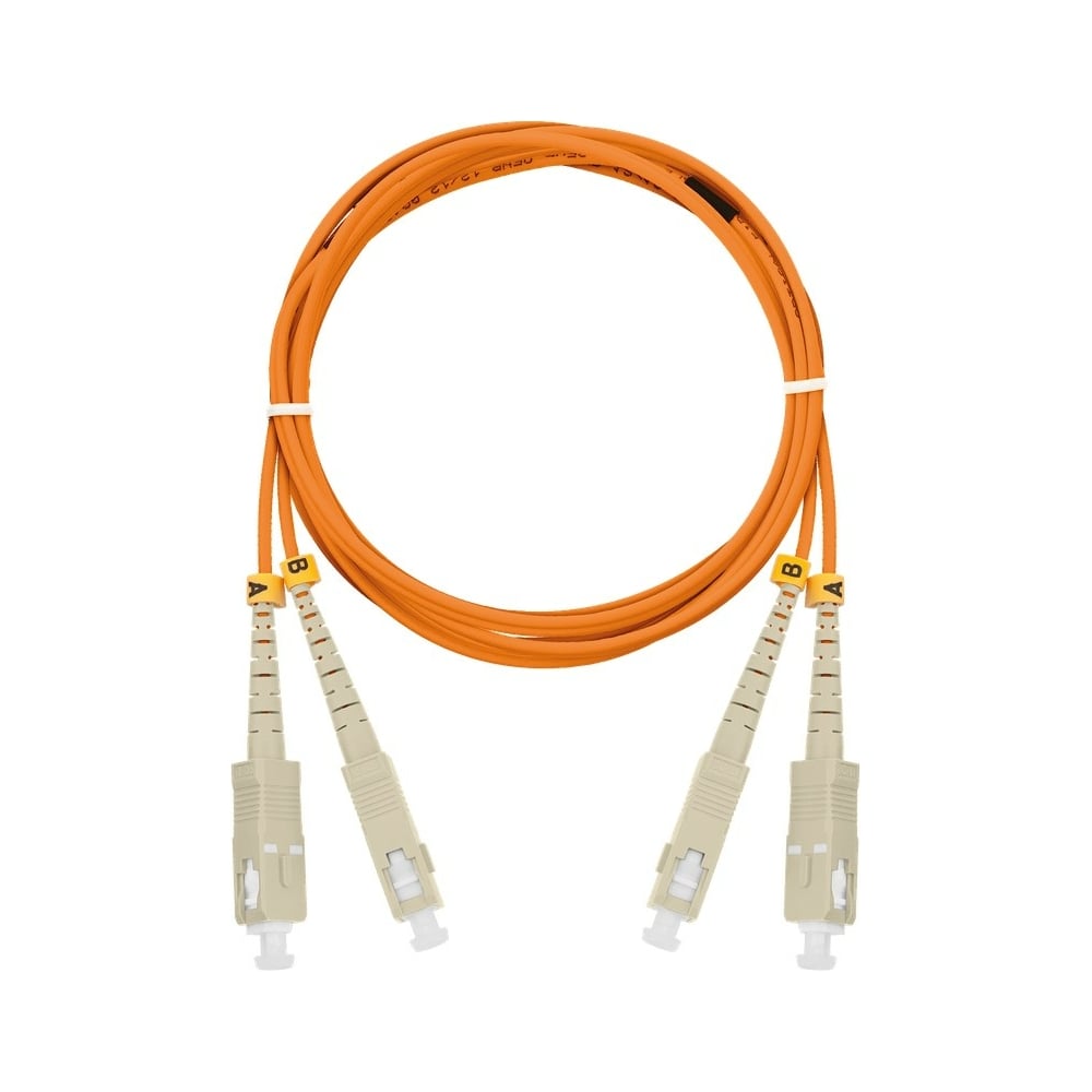 Соединительный волоконно-оптический шнур NIKOMAX оранжевый, 1м NMF .