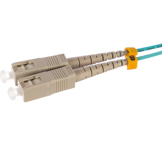 Соединительный волоконно-оптический шнур NIKOMAX аква, 3м NMF-PC2M3C2-SCU-SCU-003