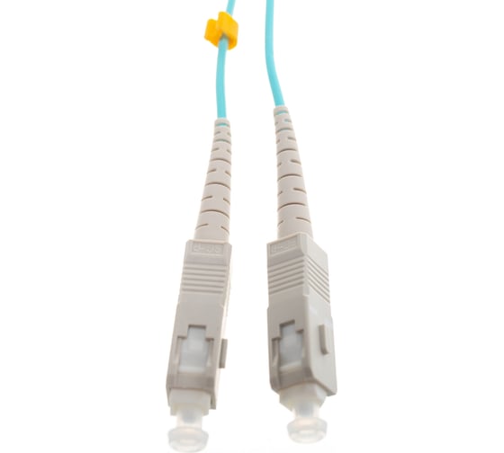 Соединительный волоконно-оптический шнур NIKOMAX аква, 2м NMF-PC2M3C2-SCU-SCU-002