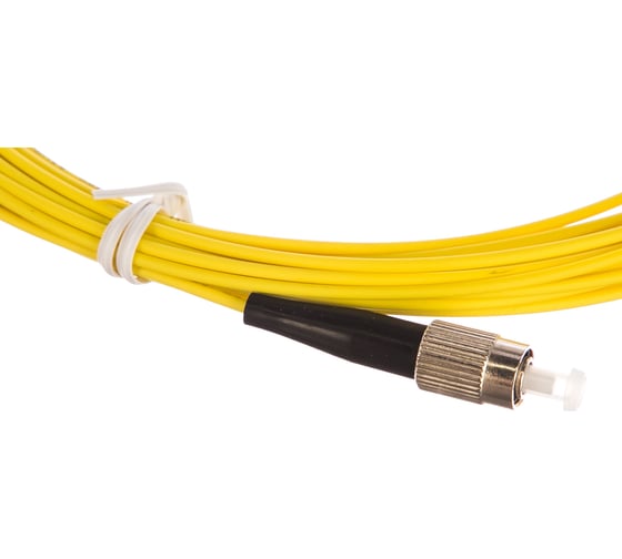 Переходной волоконно-оптический шнур NIKOMAX желтый, 10м NMF-PC1S2C2-FCU-LCU-010
