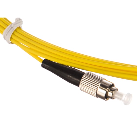Переходной волоконно-оптический шнур NIKOMAX желтый, 5м NMF-PC1S2C2-FCU-LCU-005