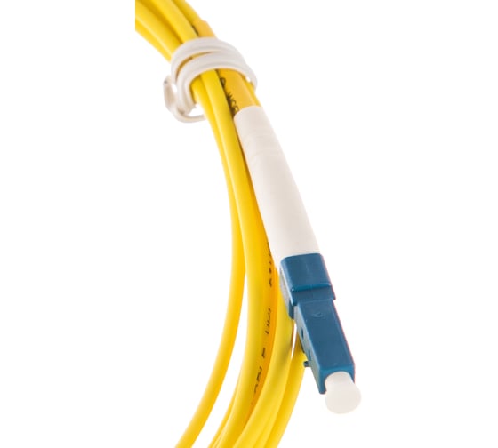Переходной волоконно-оптический шнур NIKOMAX желтый, 5м NMF-PC1S2C2-FCU-LCU-005