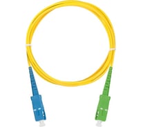 Переходной волоконно-оптический шнур NIKOMAX желтый, 3м NMF-PC1S2C2-SCU-SCA-003
