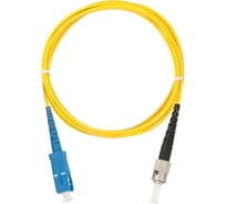 Переходной волоконно-оптический шнур NIKOMAX желтый, 3м NMF-PC1S2C2-SCU-STU-003