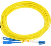 Переходной волоконно-оптический шнур NIKOMAX желтый, 10м NMF-PC2S2C2-SCU-LCU-010