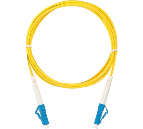 Соединительный волоконно-оптический шнур NIKOMAX желтый, 10м NMF-PC1S2C2-LCU-LCU-010