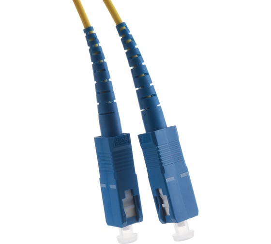 Соединительный волоконно-оптический шнур NIKOMAX желтый, 10м NMF-PC1S2C2-SCU-SCU-010