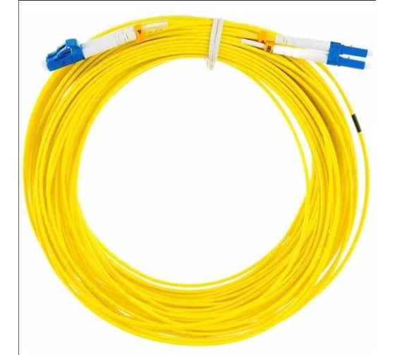 Соединительный волоконно-оптический шнур NIKOMAX желтый, 15м NMF-PC2S2C2-LCU-LCU-015