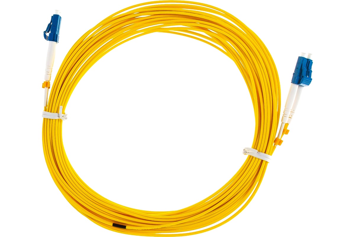 Соединительный волоконно-оптический шнур NIKOMAX желтый, 10м NMF .