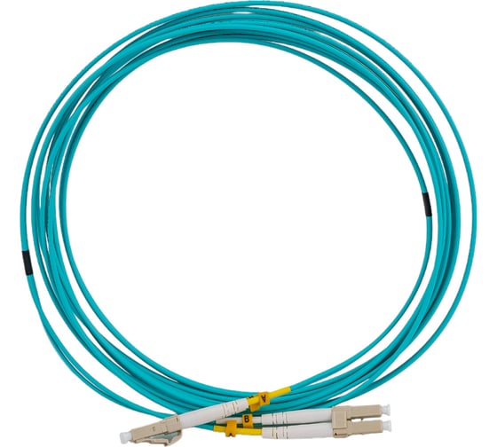 Соединительный волоконно-оптический шнур NIKOMAX аква, 5м NMF-PC2M3C2-LCU-LCU-005