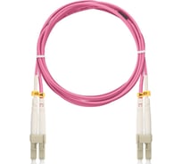 Соединительный волоконно-оптический шнур NIKOMAX маджента, 2м NMF-PC2M4C2-LCU-LCU-002