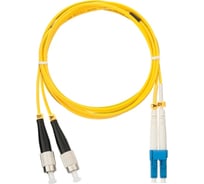 Переходной волоконно-оптический шнур NIKOMAX желтый, 2м NMF-PC2S2C2-FCU-LCU-002