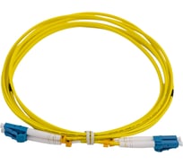 Соединительный волоконно-оптический шнур NIKOMAX желтый, 3м NMF-PC2S2C2-LCU-LCU-003