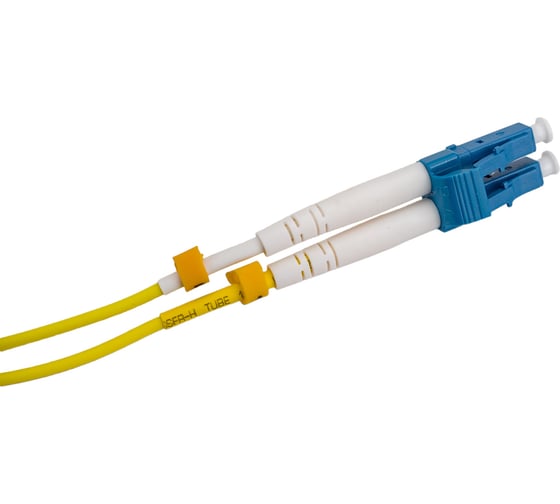 Соединительный волоконно-оптический шнур NIKOMAX желтый, 3м NMF-PC2S2C2-LCU-LCU-003