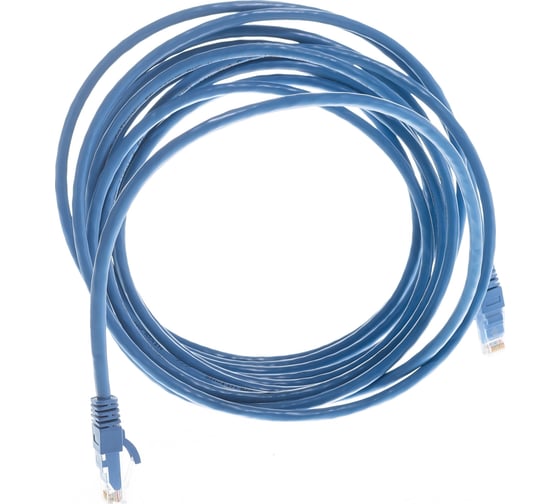 Коммутационный шнур NIKOMAX U/UTP 4 пары, синий, 5м NMC-PC4UD55B-050-BL