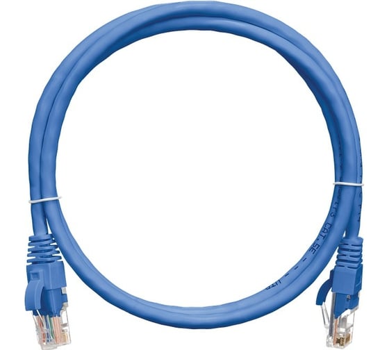 Коммутационный шнур NIKOMAX U/UTP 4 пары, синий, 5м NMC-PC4UD55B-050-C-BL 1