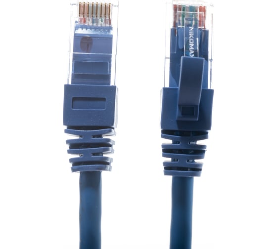 Коммутационный шнур NIKOMAX U/UTP 4 пары, синий, 5м NMC-PC4UD55B-050-C-BL