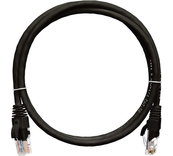 Коммутационный шнур NIKOMAX U/UTP 4 пары, черный, 5м NMC-PC4UD55B-050-C-BK