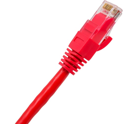 Коммутационный шнур NIKOMAX U/UTP 4 пары, красный, 3м NMC-PC4UD55B-030-RD
