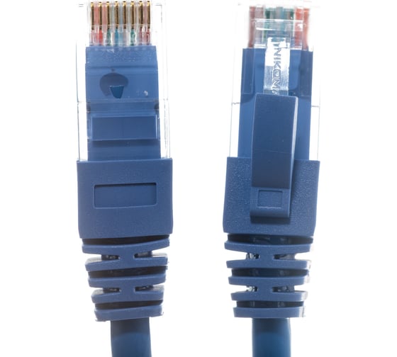 Коммутационный шнур NIKOMAX U/UTP 4 пары, синий, 3м NMC-PC4UD55B-030-C-BL