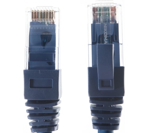 Коммутационный шнур NIKOMAX U/UTP 4 пары, синий, 2м NMC-PC4UD55B-020-C-BL