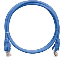 Коммутационный шнур NIKOMAX U/UTP 4 пары, синий, 1,5м NMC-PC4UD55B-015-BL