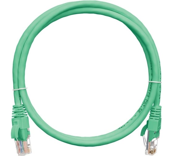 Коммутационный шнур NIKOMAX U/UTP 4 пары, зеленый, 1м NMC-PC4UD55B-010-GN 1