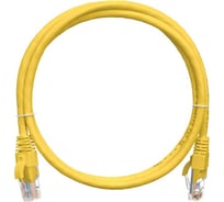 Коммутационный шнур NIKOMAX U/UTP 4 пары, желтый, 1м NMC-PC4UD55B-010-C-YL