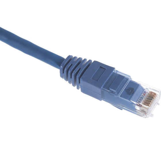 Коммутационный шнур NIKOMAX U/UTP 4 пары, синий, 0,5м NMC-PC4UD55B-005-C-BL