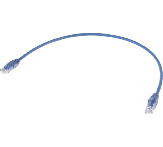Коммутационный шнур NIKOMAX U/UTP 4 пары, синий, 0,5м NMC-PC4UD55B-005-C-BL
