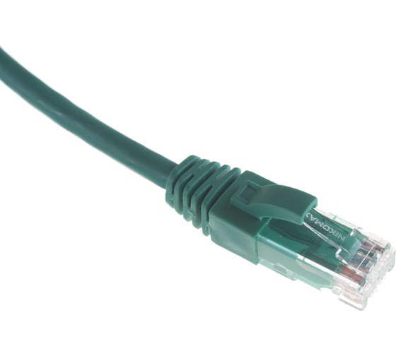 Коммутационный шнур NIKOMAX U/UTP 4 пары, зеленый, 0,3м NMC-PC4UD55B-003-C-GN
