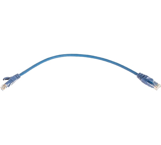Коммутационный шнур NIKOMAX U/UTP 4 пары, синий, 0,3м NMC-PC4UD55B-003-C-BL