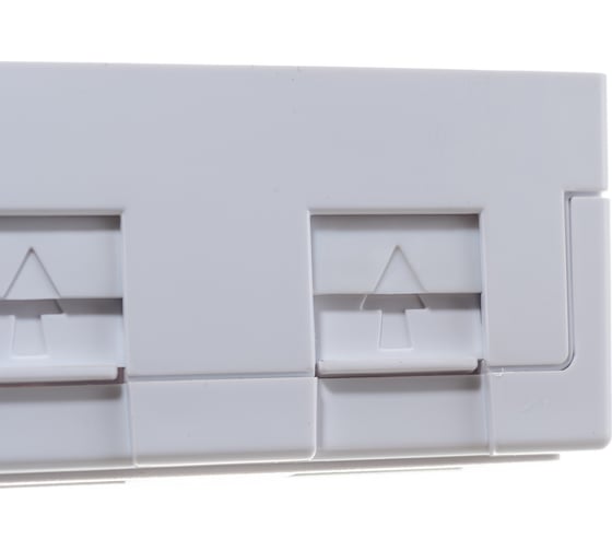 Корпус настенной розетки NIKOMAX 6 портов, белый NMC-MB6P-ST-WT