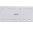 Корпус настенной розетки NIKOMAX 6 портов, белый NMC-MB6P-ST-WT 6